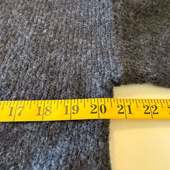 Gap Dark Heather Gray Oversized Long Hooded Cardigan Sz M Cozycore, Lounge - Picture 9 of 15